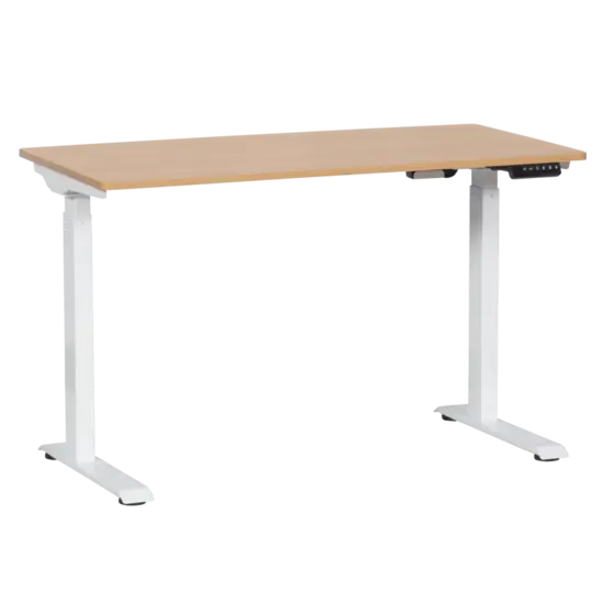 Бюро регулируемо КУКУШ B7- бели крака, плот бук