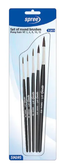 Четки Spree кръгли 5 броя