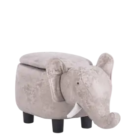 Табуретка детска с ракла слон-снимка отпред