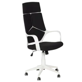 Президентски стол ЯКИМ -снимка отпред, бял полипропилен