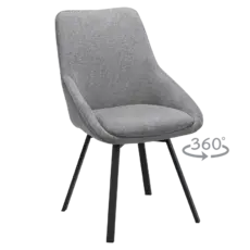 Трапезен стол ЕВЕЛ-сив