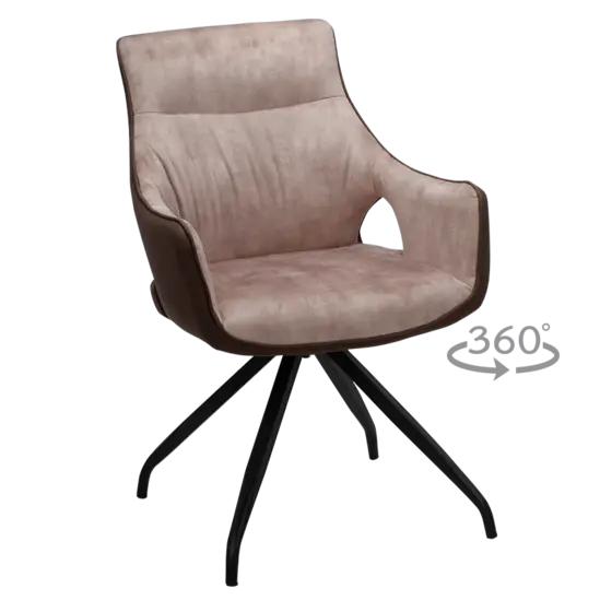 Трапезен стол ЕДУАРД- бежов