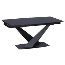 Трапезна маса ЛЕНА разтегателна- черна керамика