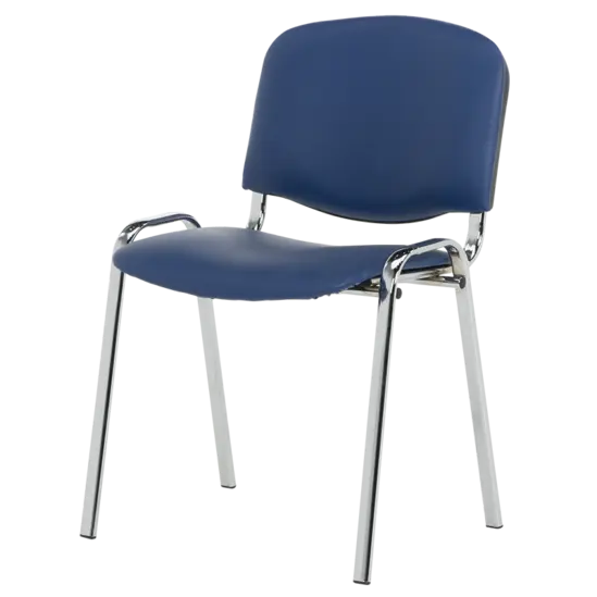 Посетителски стол GEN40 хром-сниман отстрани