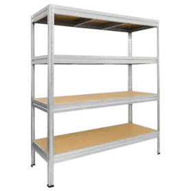 Метален стелаж BTL цинк 177x180x45см 500кг рафт - сниман отпред, празен