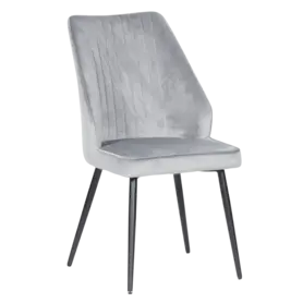 Трапезен стол МЕДЕЯ- светлосив цвят