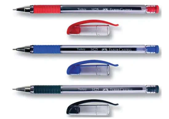 Химикалка Faber-Castell 1425 Fine червена