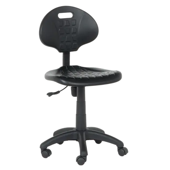 Работен стол СОНАТА- снимка отпред, черен цвят, специализиран