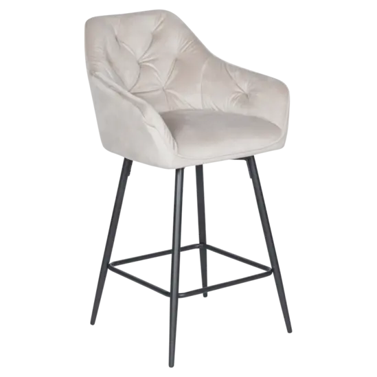 Бар стол АЛЕГ- седалка и облегалка от първокачествена дамаска