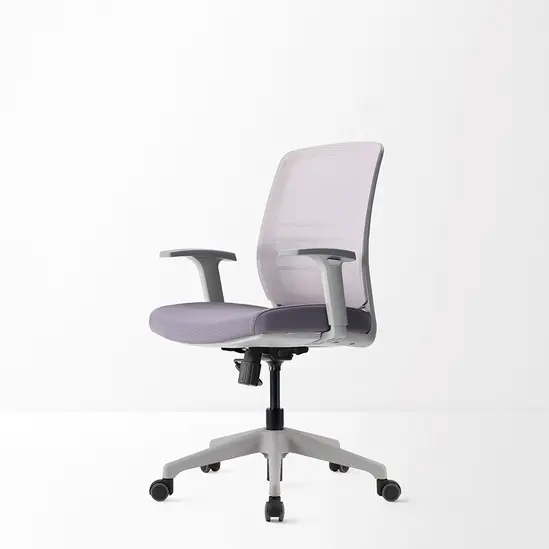 Работен стол COBI сив- мека седалка