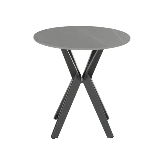 Холна маса ДЕБНО- сив плот, черни крака