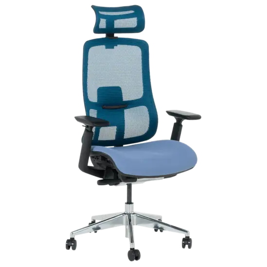 Работен стол ПАРИС- син цвят