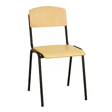 Ученически стол Ана Е-263 черна рамка-снимка отпред