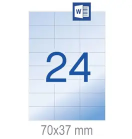 Полиестерни етикети 70х37 мм