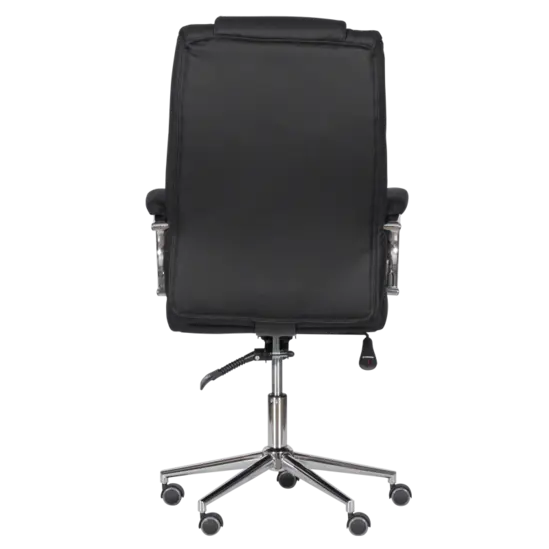 Директорски стол ЯВОР - снимка отзад, хромирана кръстачка