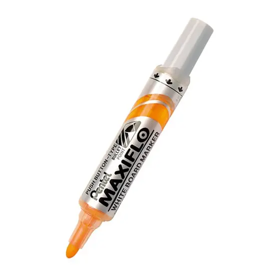 Маркер за бяла дъска Pentel Maxiflo 6.0 мм жълт