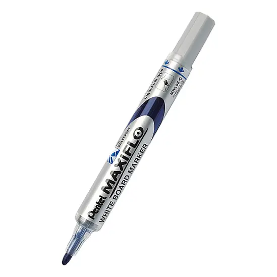 Маркер за бяла дъска Pentel Maxiflo 4.0 мм син