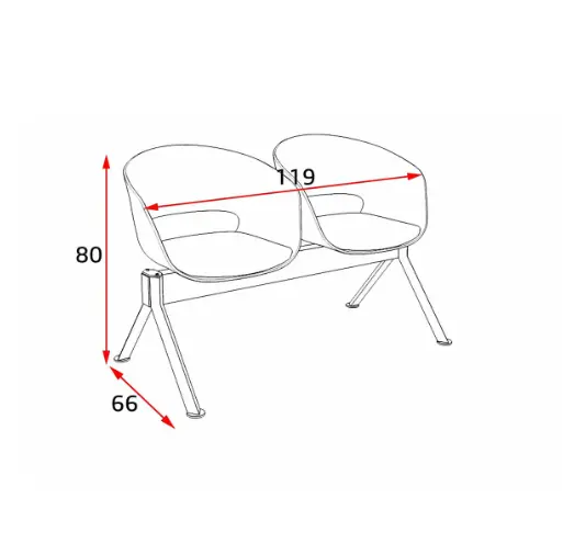 Посетителска пейка КАНАТИЦА SLDP 147 SLDP 167
