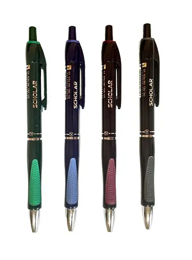 Автоматична химикалка Scholar Office V5 0.5 мм синя