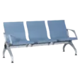 Посетителска пейка BTL- триместна, син цвят
