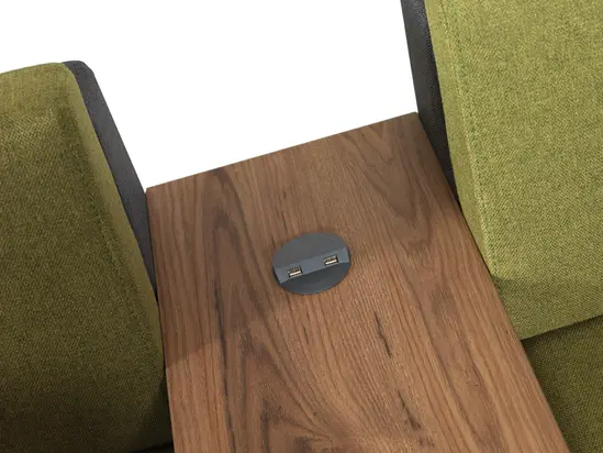 Посетителска пейка VALENTE три места