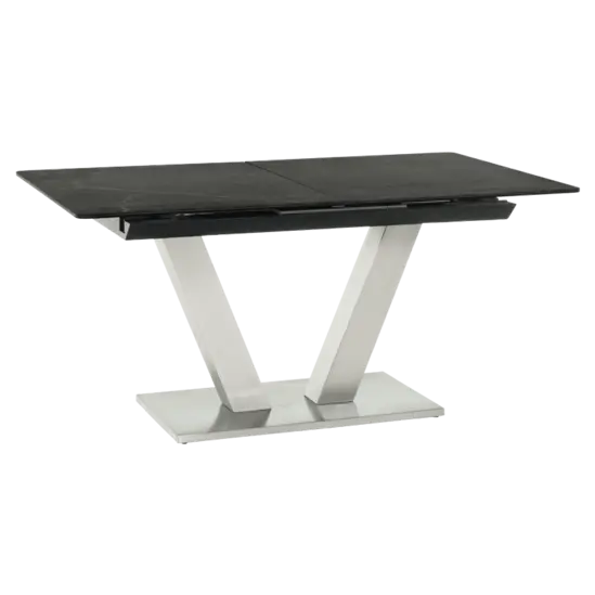 Трапезна маса ДАРИН разтегателна- черен плот