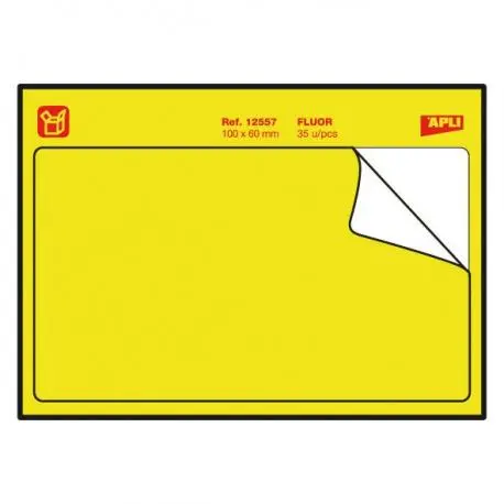 Етикети презалепващи 100х60 мм 35 бр