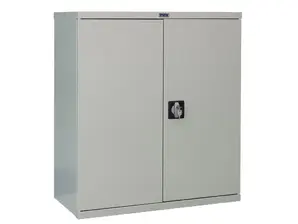 Затворен Архивен шкаф PMT с 2 отделения 93x85x40 см- снимка отпред