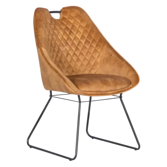 Трапезен стол ЖЕЛАНА- оранжев