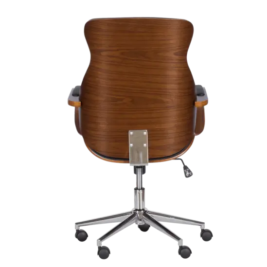 Директорски стол ПИМЕН- снимка отзад, дърво