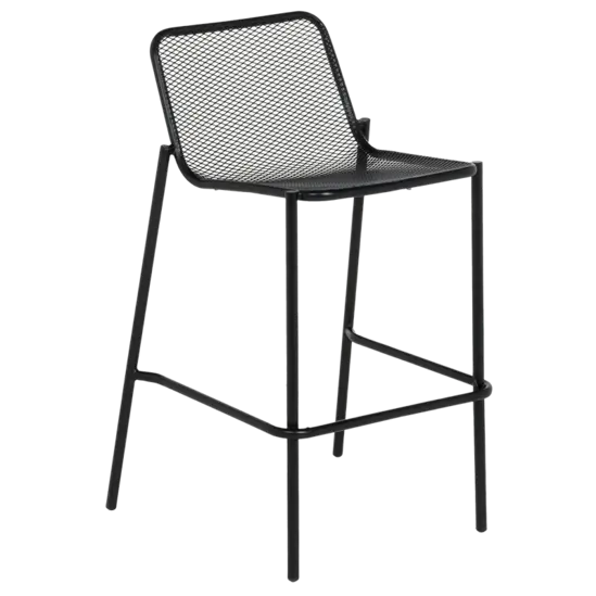 Бар стол ВЕЛИ- черен цвят