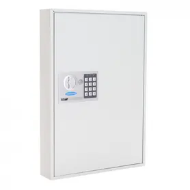 Табло за ключове UNS S100 EL- с електрическа ключалка, затворено, сиво, за 100 броя ключове