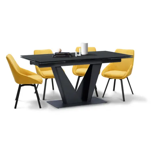 Трапезна маса ЯНА разтегателна- с 4 стола