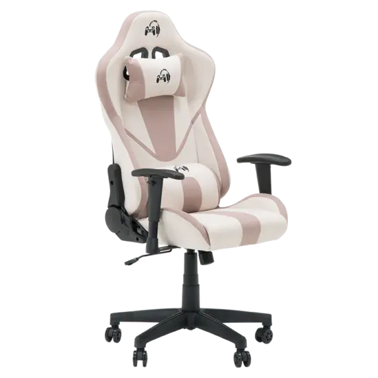 Геймърски стол ИВЕЛ в бежово и кафяво