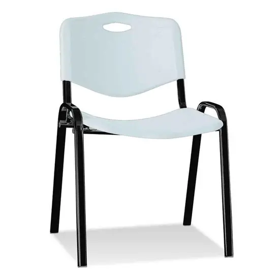 Посетителски стол ИКАР- бял цвят