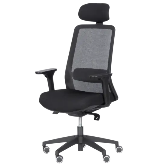 Директорски стол АЛЕКСИ- снимка отпред, ергономичен