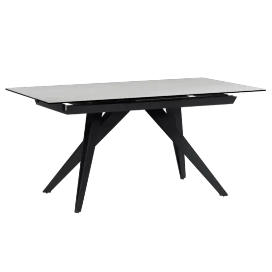 Трапезна маса КАЙ разтегателна- бял цвят керамика