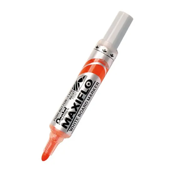 Маркер за бяла дъска Pentel Maxiflo 6.0 мм оранжев