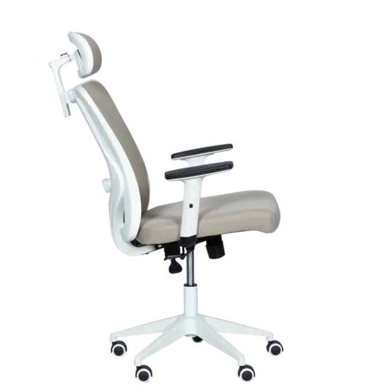 Директорски стол МЕЛИСА- снимка отстрани, наклонен назад