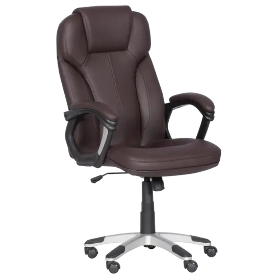 Директорски стол ВЛАДИМИР-  еко кожа, подлакътници с мека ео кожа