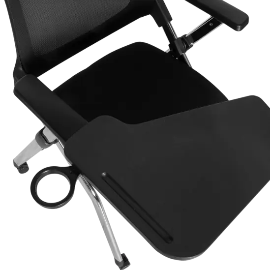 Посетителски стол АЛБА- масичка с отделение за чаша