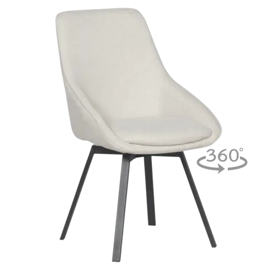 Трапезен стол ЕВЕЛ- бежов