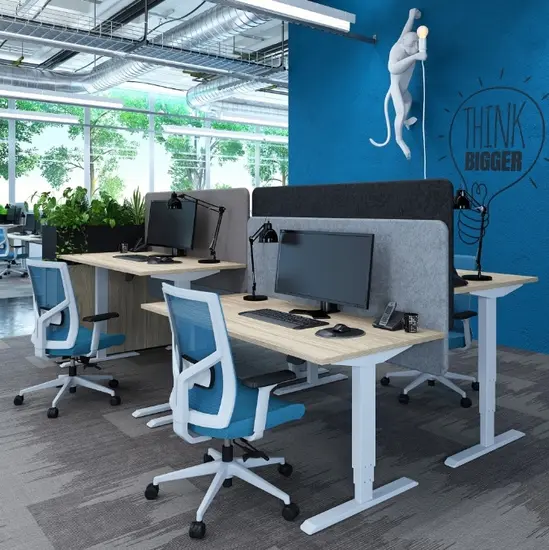 Бюро регулируемо ЛИБРЕ U3- снимка обзаведен офис