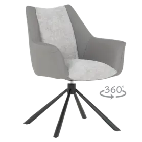 Трапезен стол СТЕЛА- сив цвят