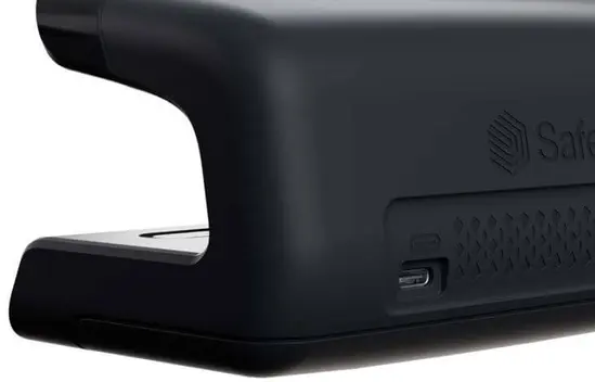 Детектор за фалшиви банкноти Safescan 55 отзад с USB port