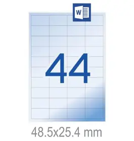 Полиестерни етикети 48.5х25.4 мм