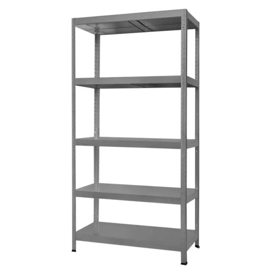 Метален стелаж BTL сив 180x90x40см 90кг рафт